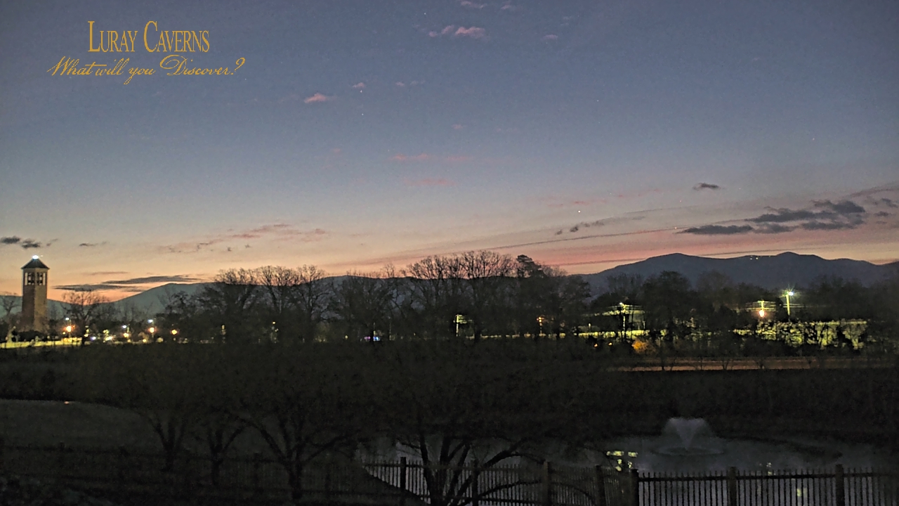 Thumbnail for current weather camera view from Luray Caverns in Luray, Virginia
