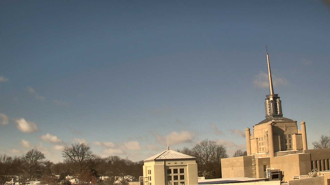 Thumbnail for current weather camera view from Christ The King School in Lexington, Kentucky