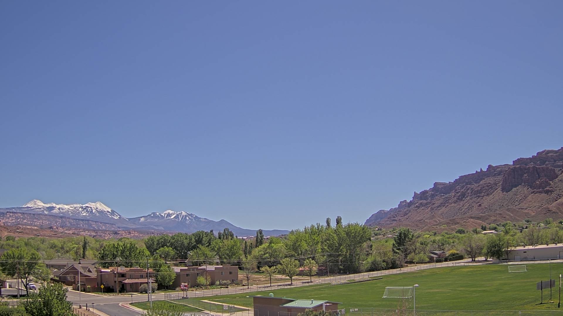 Thumbnail for current weather camera view from Grand County HS in Moab, Utah