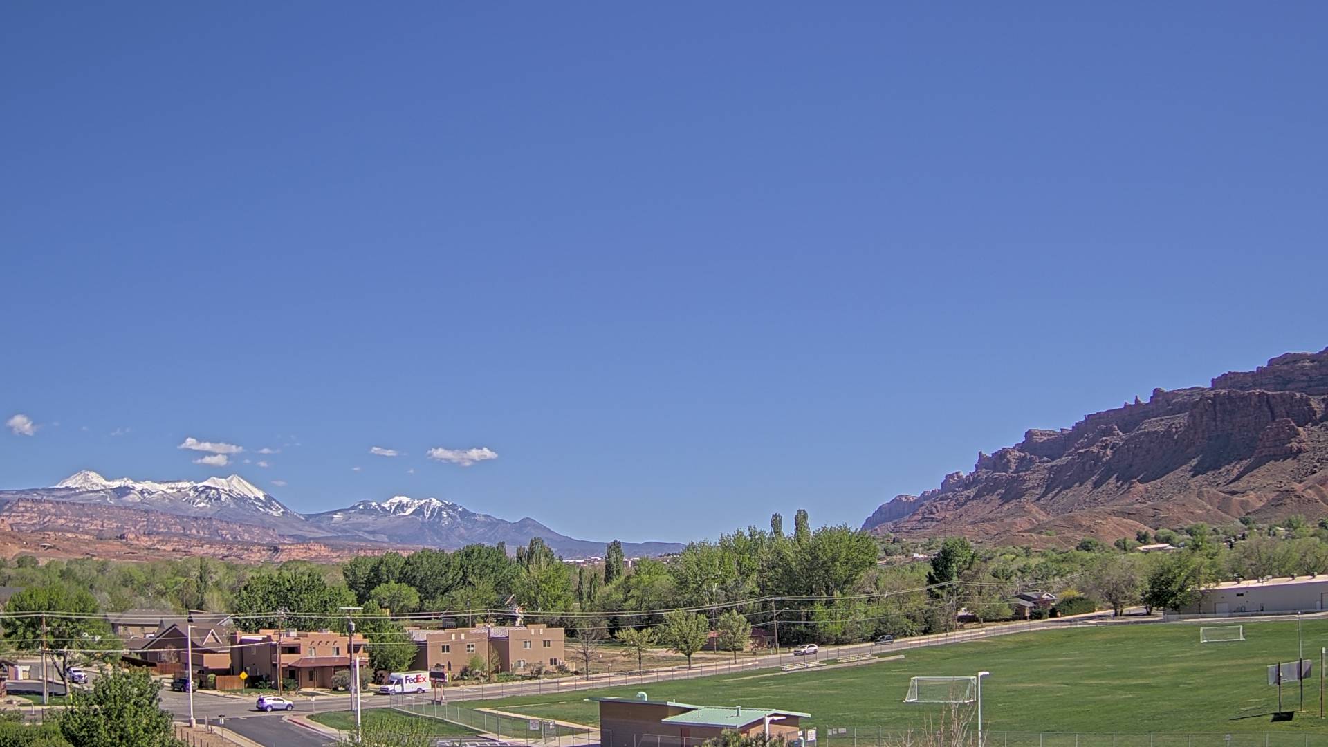 Thumbnail for current weather camera view from Grand County HS in Moab, Utah