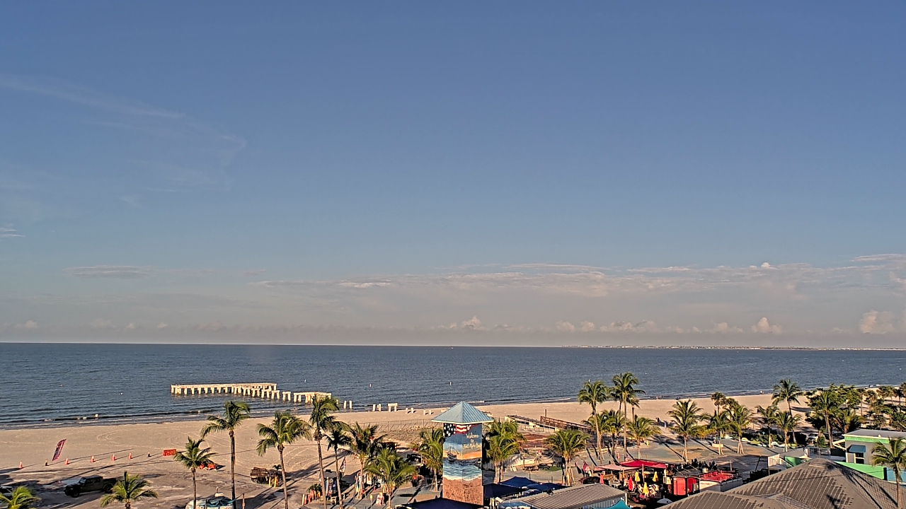 Thumbnail for current weather camera view from Margaritaville Beach Resort in Fort Myers Beach, Florida