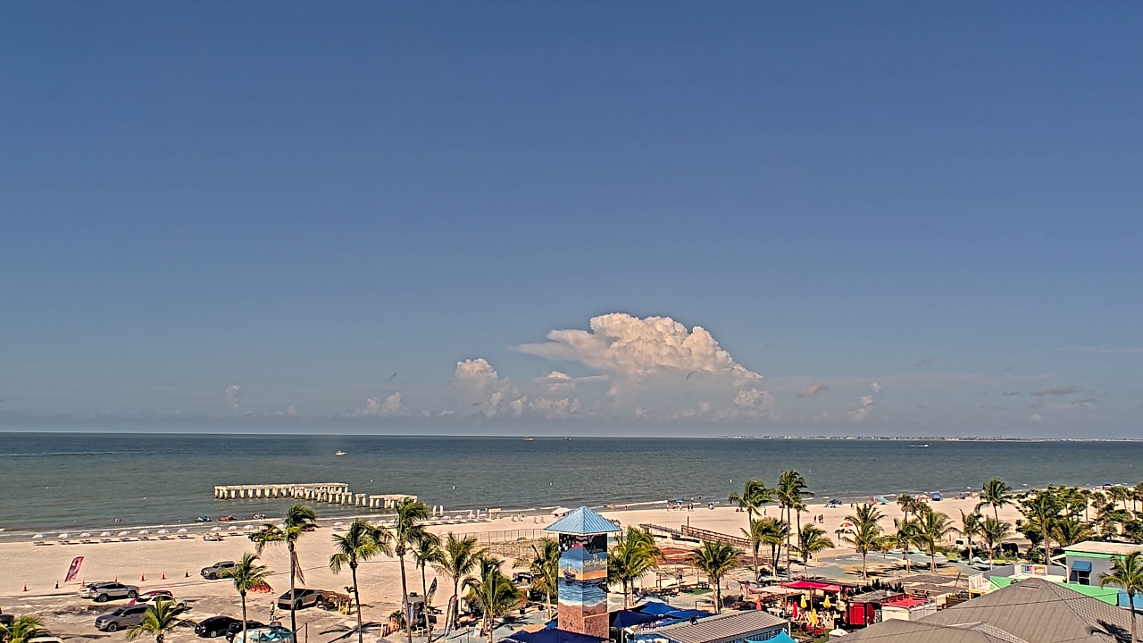 Thumbnail for current weather camera view from Margaritaville Beach Resort in Fort Myers Beach, Florida