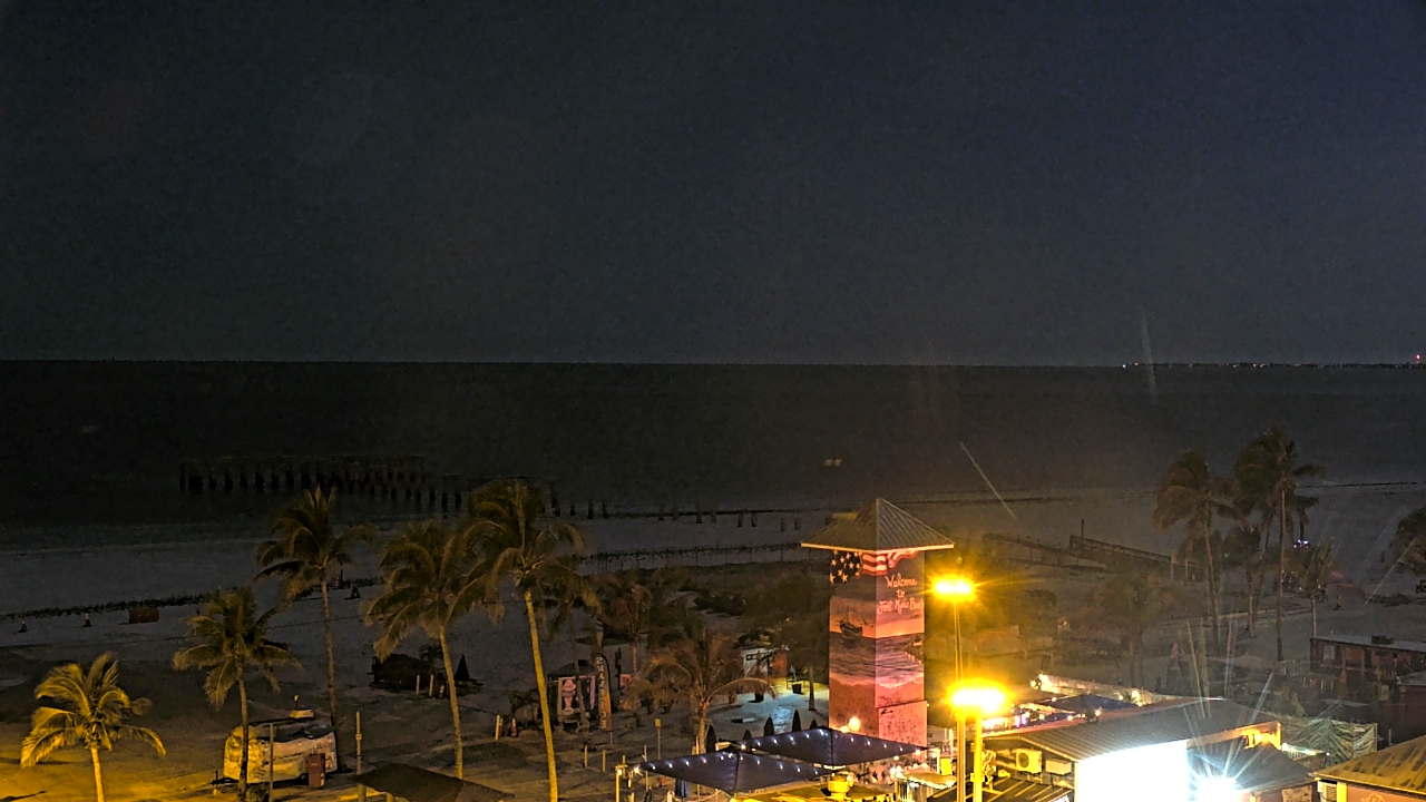 Thumbnail for current weather camera view from Margaritaville Beach Resort in Fort Myers Beach, Florida