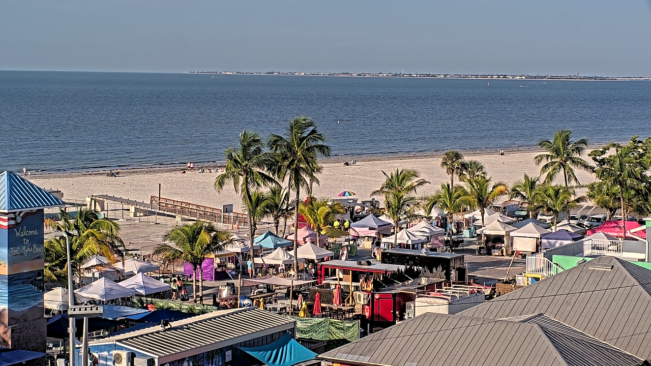 Thumbnail for current weather camera view from Margaritaville Beach Resort in Fort Myers Beach, Florida