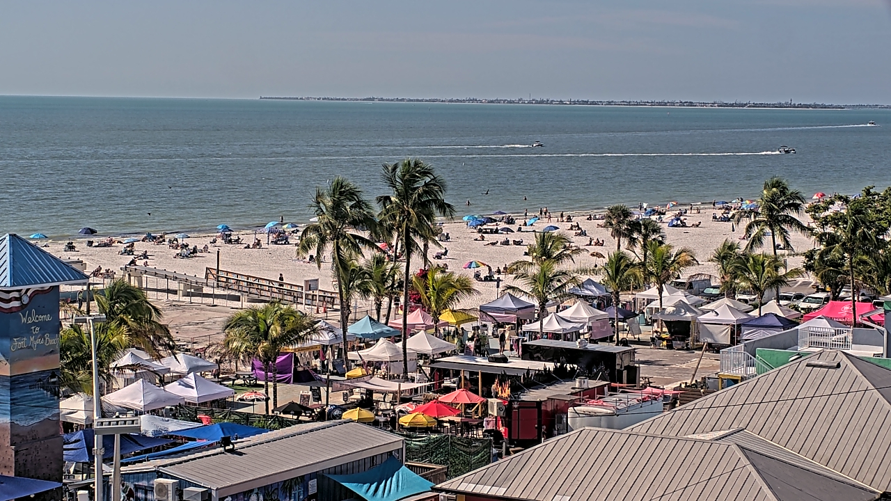 Thumbnail for current weather camera view from Margaritaville Beach Resort in Fort Myers Beach, Florida