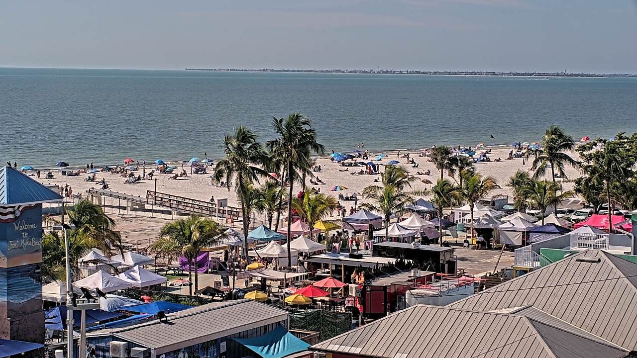 Thumbnail for current weather camera view from Margaritaville Beach Resort in Fort Myers Beach, Florida