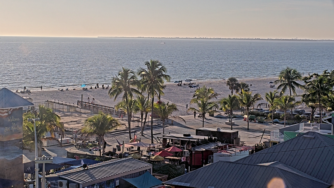 Thumbnail for current weather camera view from Margaritaville Beach Resort in Fort Myers Beach, Florida