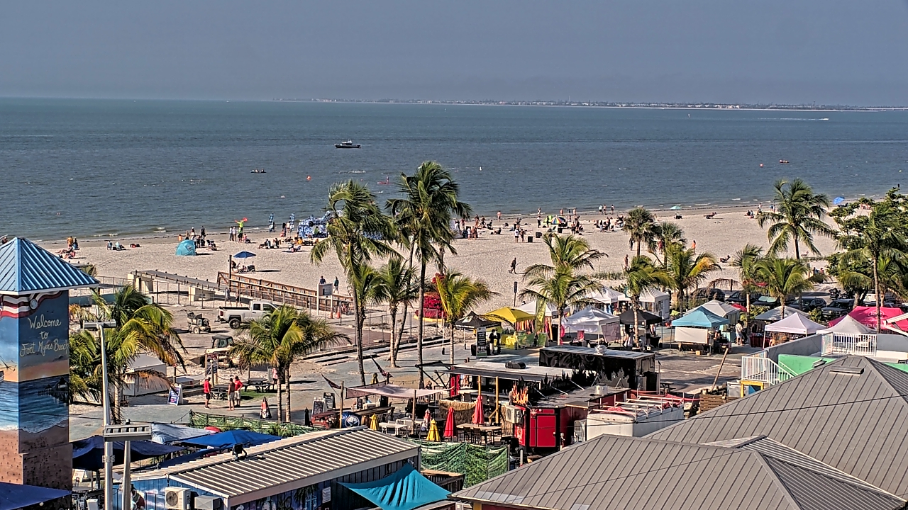 Thumbnail for current weather camera view from Margaritaville Beach Resort in Fort Myers Beach, Florida