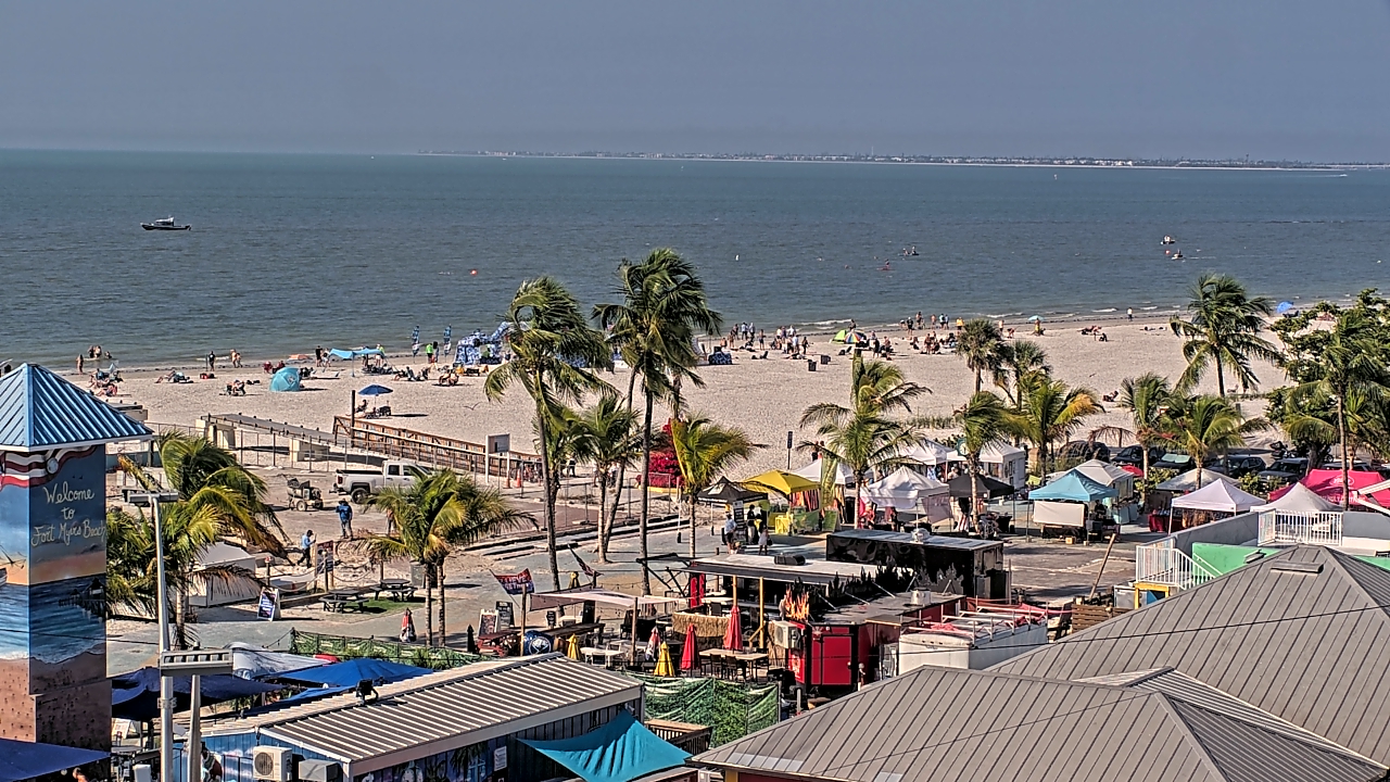 Thumbnail for current weather camera view from Margaritaville Beach Resort in Fort Myers Beach, Florida