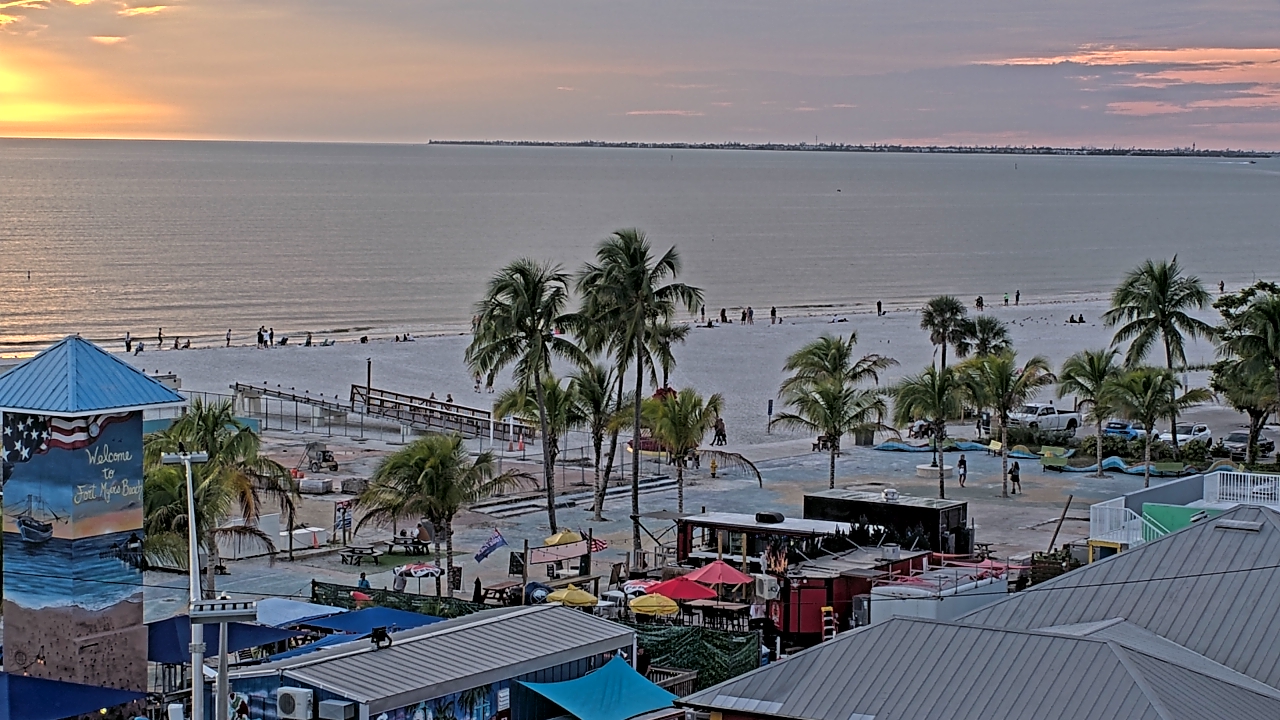 Thumbnail for current weather camera view from Margaritaville Beach Resort in Fort Myers Beach, Florida