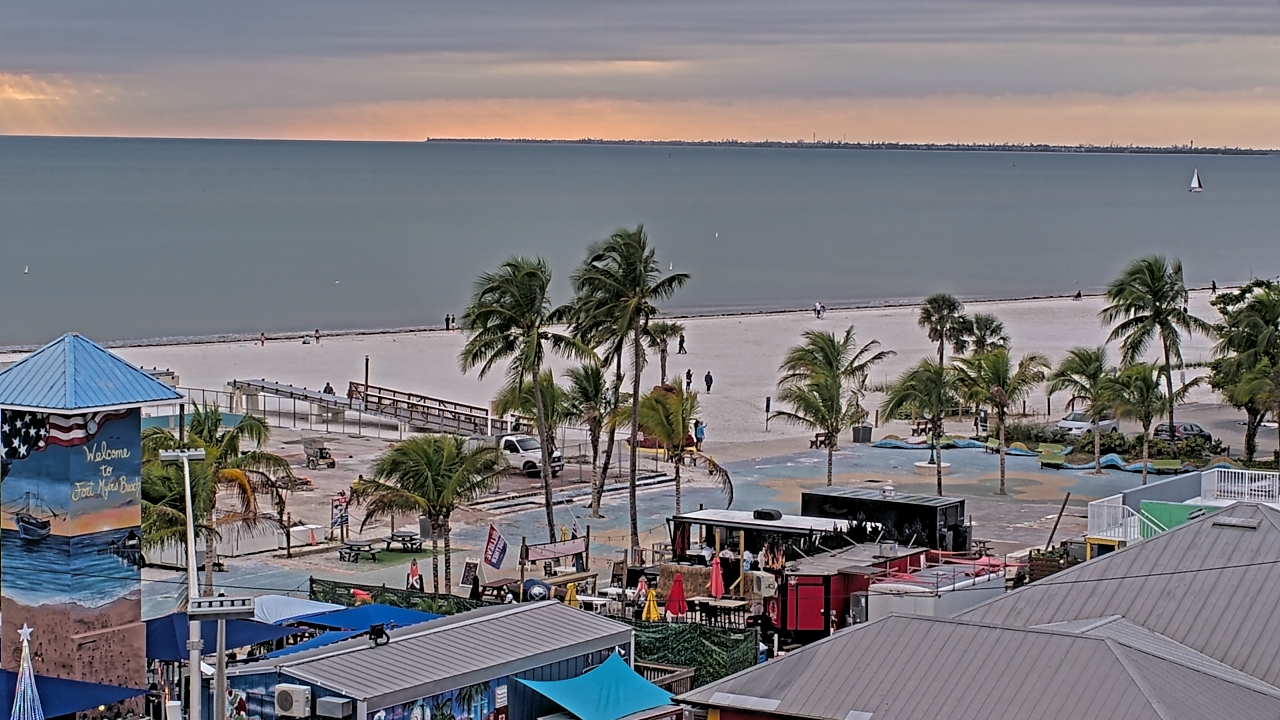Thumbnail for current weather camera view from Margaritaville Beach Resort in Fort Myers Beach, Florida