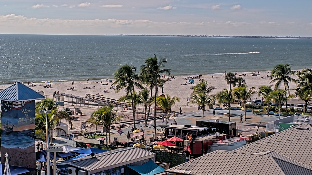 Thumbnail for current weather camera view from Margaritaville Beach Resort in Fort Myers Beach, Florida