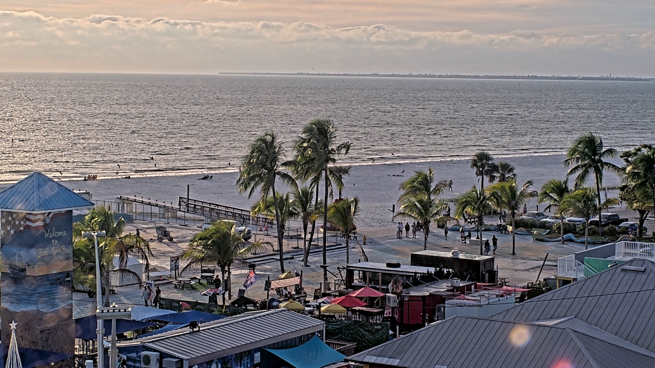 Thumbnail for current weather camera view from Margaritaville Beach Resort in Fort Myers Beach, Florida
