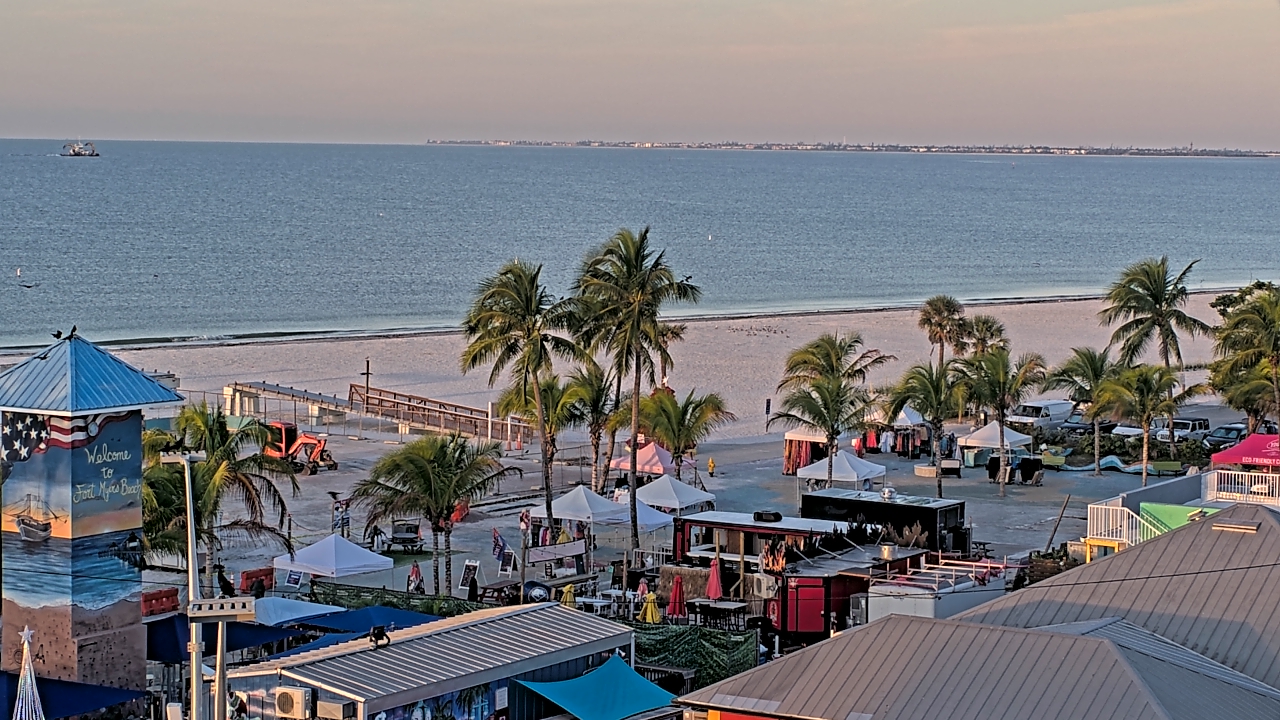 Thumbnail for current weather camera view from Margaritaville Beach Resort in Fort Myers Beach, Florida