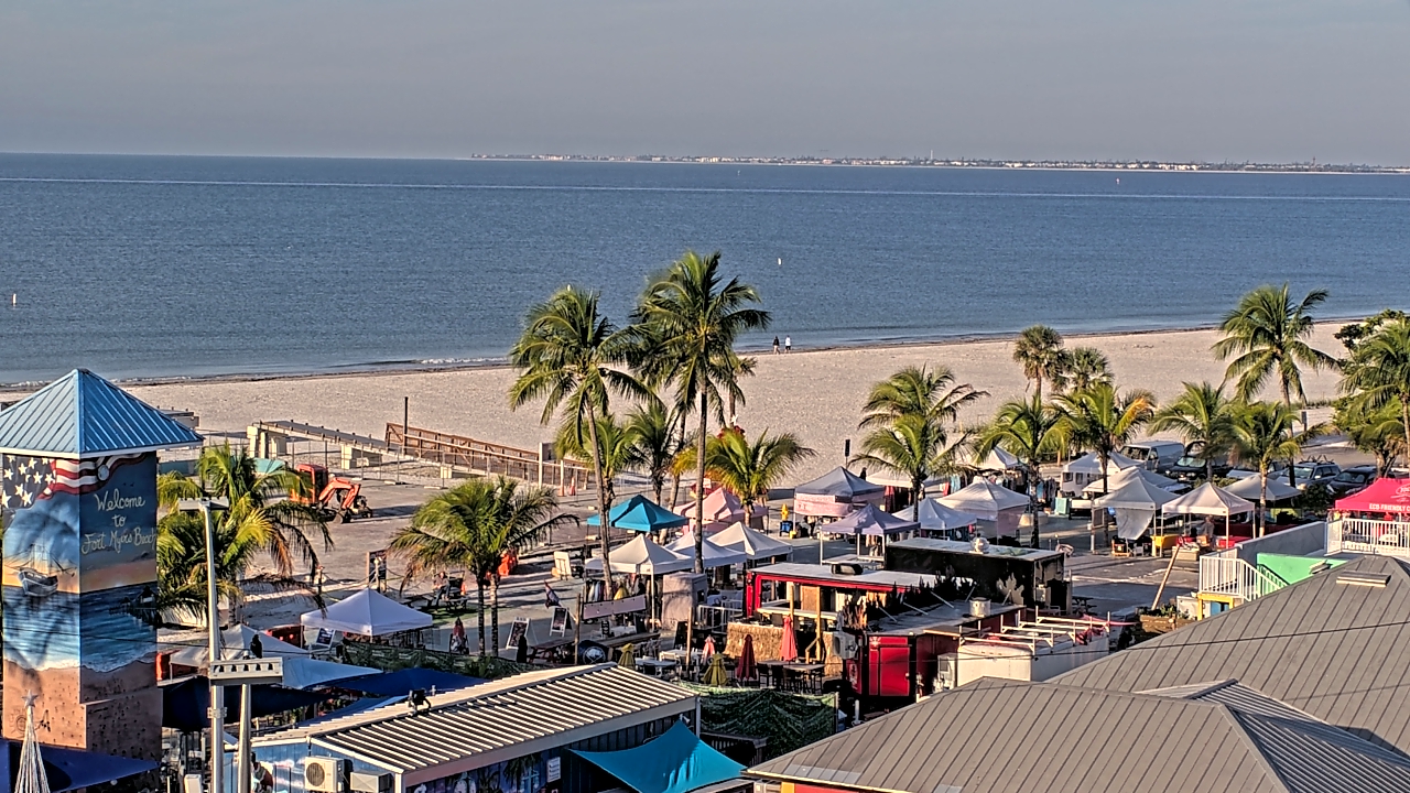 Thumbnail for current weather camera view from Margaritaville Beach Resort in Fort Myers Beach, Florida