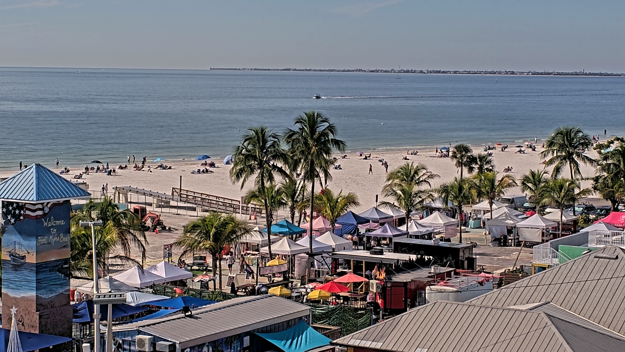 Thumbnail for current weather camera view from Margaritaville Beach Resort in Fort Myers Beach, Florida
