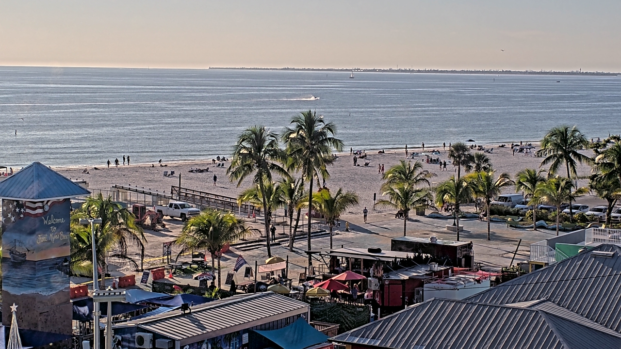 Thumbnail for current weather camera view from Margaritaville Beach Resort in Fort Myers Beach, Florida
