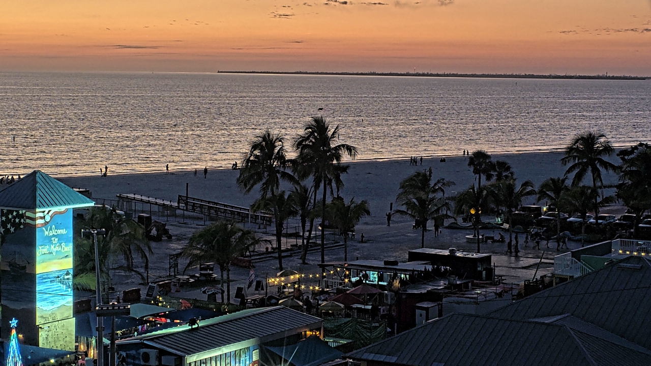 Thumbnail for current weather camera view from Margaritaville Beach Resort in Fort Myers Beach, Florida