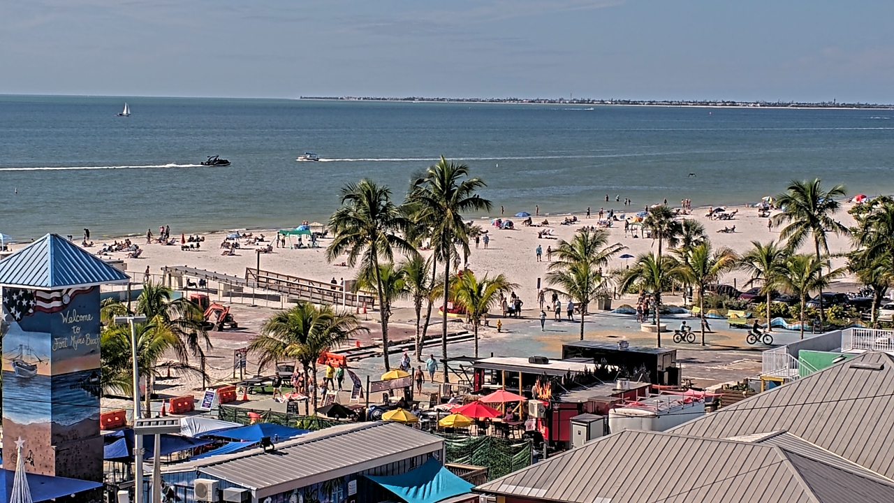 Thumbnail for current weather camera view from Margaritaville Beach Resort in Fort Myers Beach, Florida
