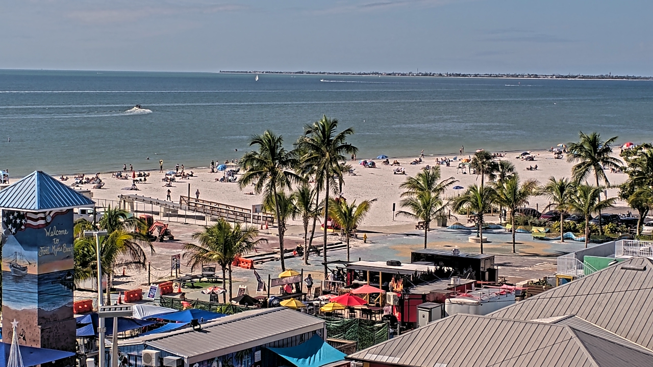Thumbnail for current weather camera view from Margaritaville Beach Resort in Fort Myers Beach, Florida