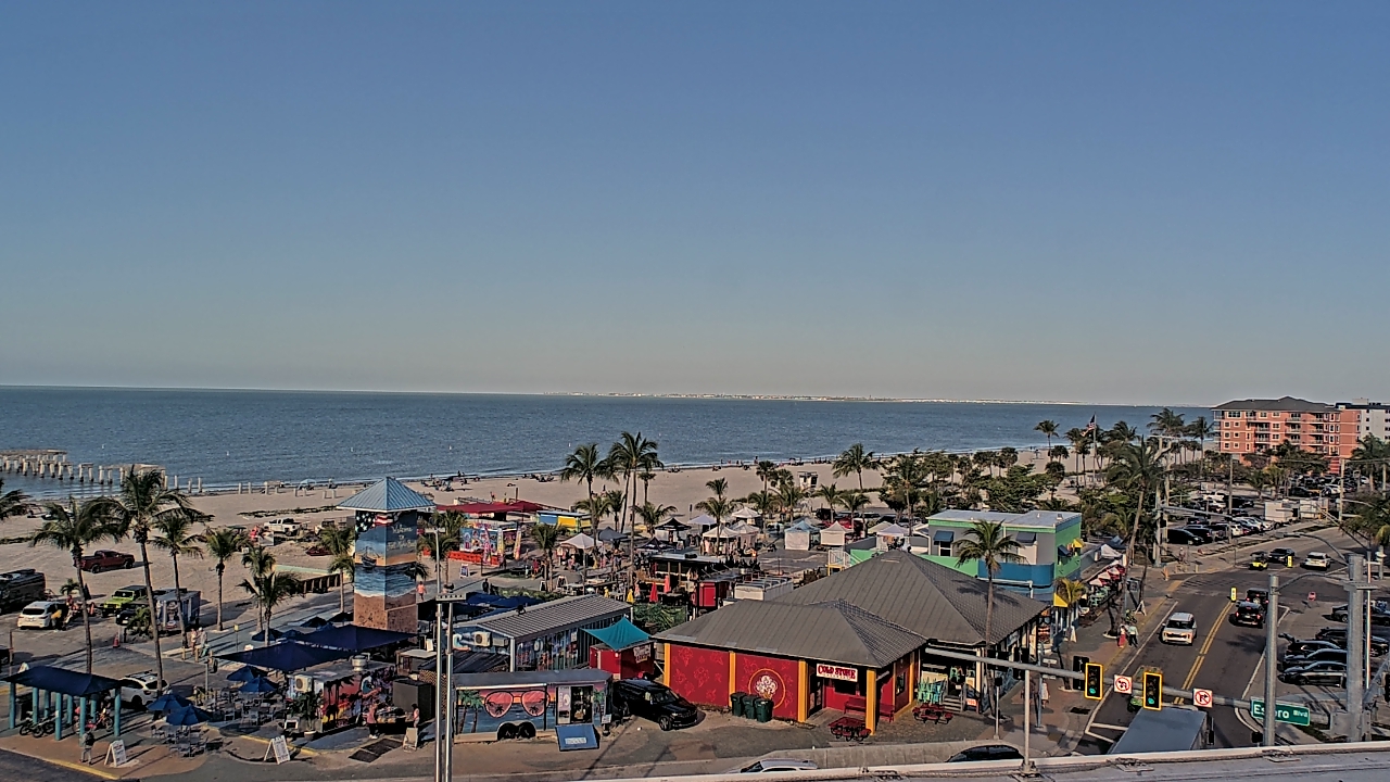Thumbnail for current weather camera view from Margaritaville Beach Resort in Fort Myers Beach, Florida