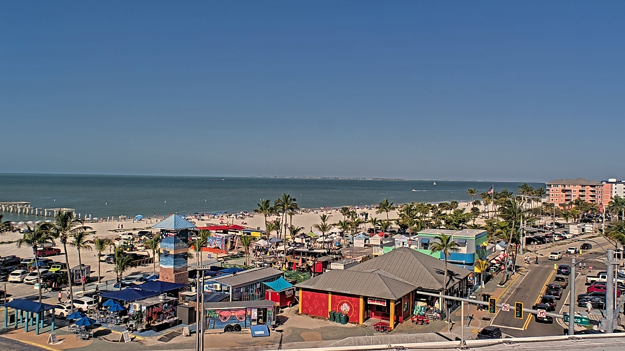 Thumbnail for current weather camera view from Margaritaville Beach Resort in Fort Myers Beach, Florida