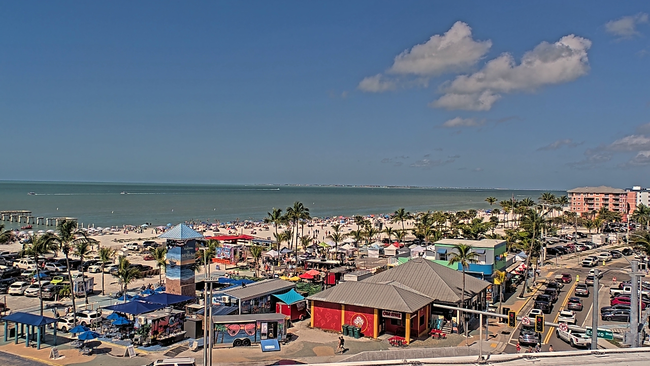 Thumbnail for current weather camera view from Margaritaville Beach Resort in Fort Myers Beach, Florida