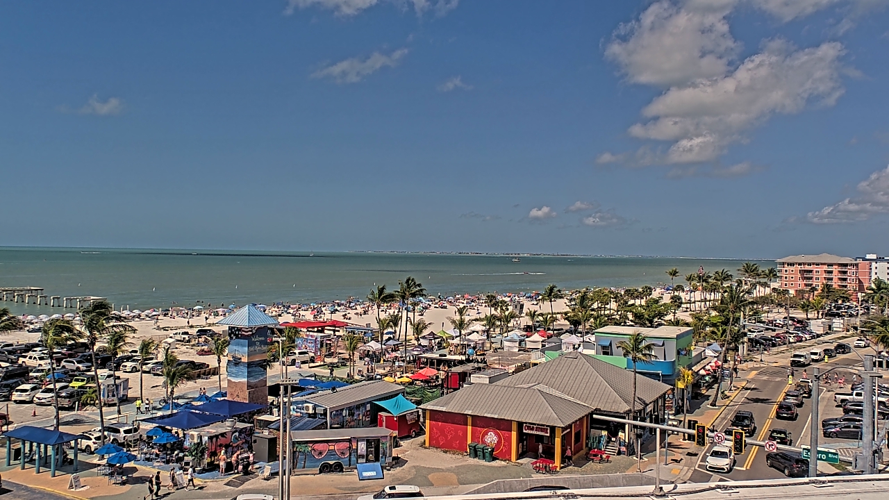 Thumbnail for current weather camera view from Margaritaville Beach Resort in Fort Myers Beach, Florida