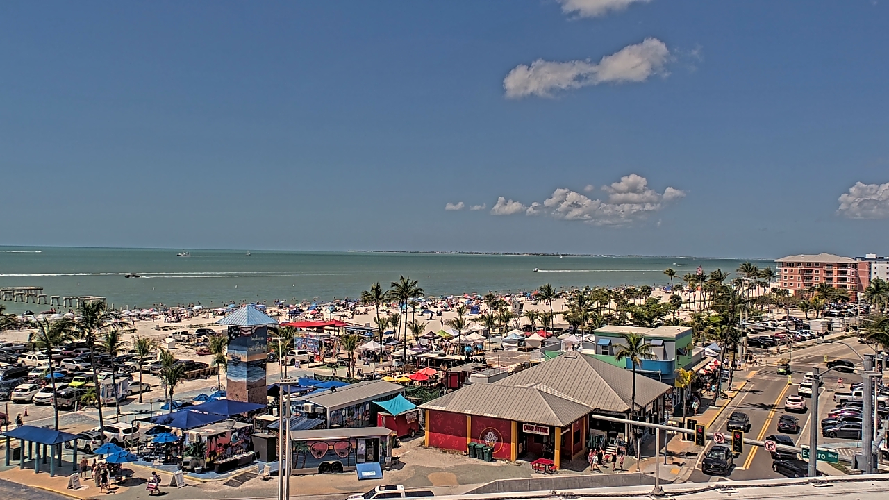 Thumbnail for current weather camera view from Margaritaville Beach Resort in Fort Myers Beach, Florida