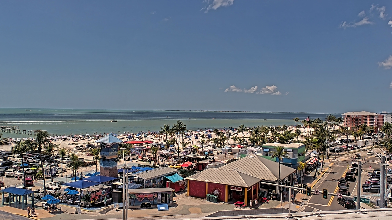 Thumbnail for current weather camera view from Margaritaville Beach Resort in Fort Myers Beach, Florida