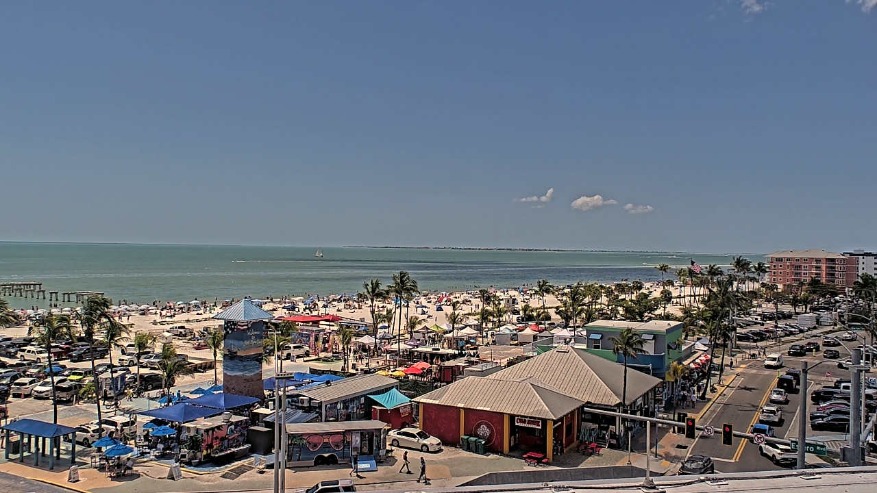 Thumbnail for current weather camera view from Margaritaville Beach Resort in Fort Myers Beach, Florida