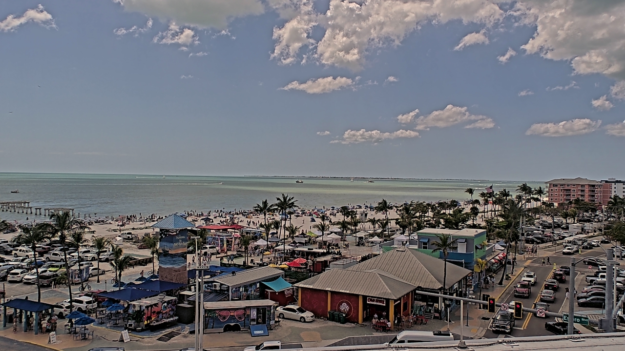 Thumbnail for current weather camera view from Margaritaville Beach Resort in Fort Myers Beach, Florida