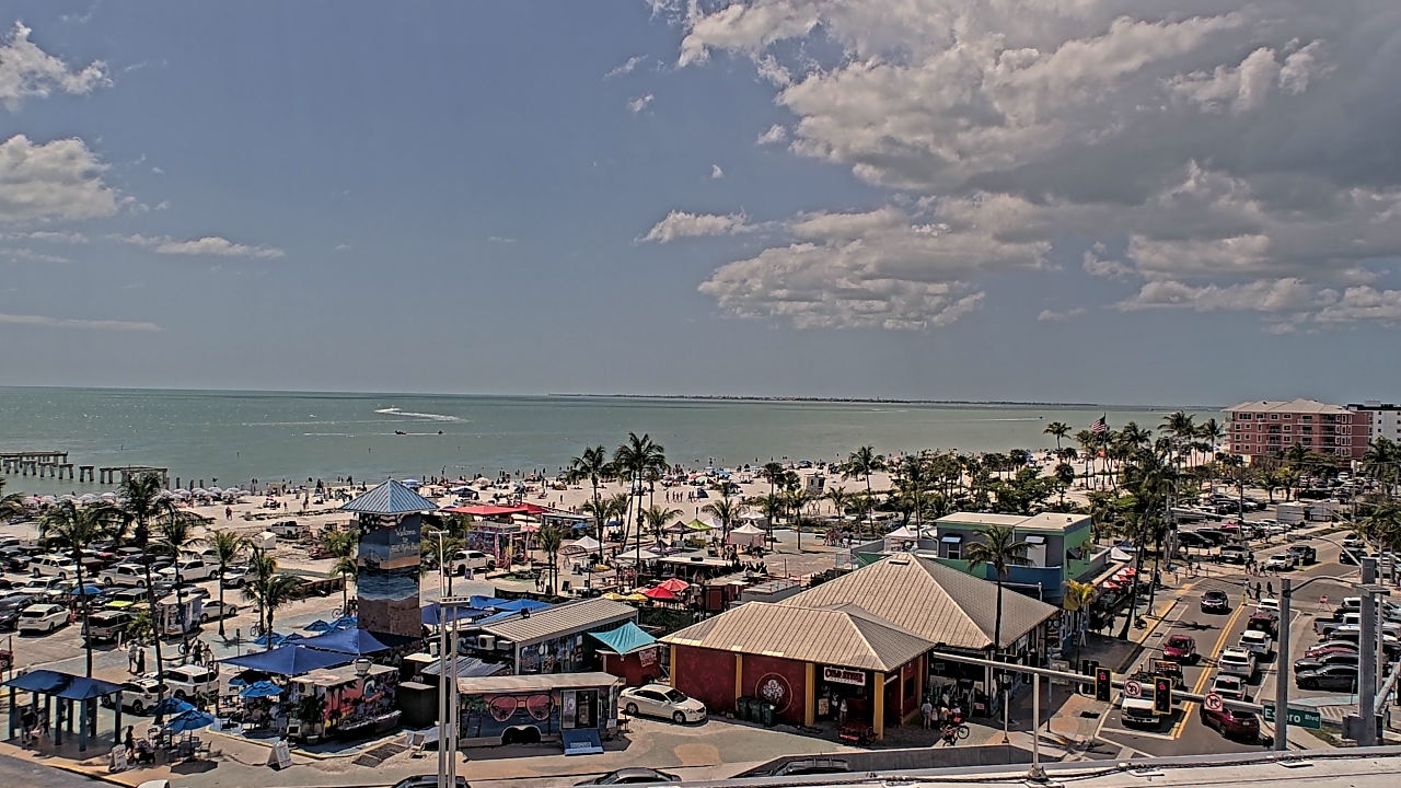 Thumbnail for current weather camera view from Margaritaville Beach Resort in Fort Myers Beach, Florida