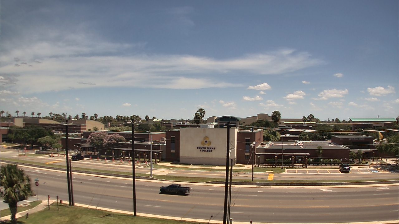 Thumbnail for current weather camera view from South Texas College (old 2013 unit) in McAllen, Texas
