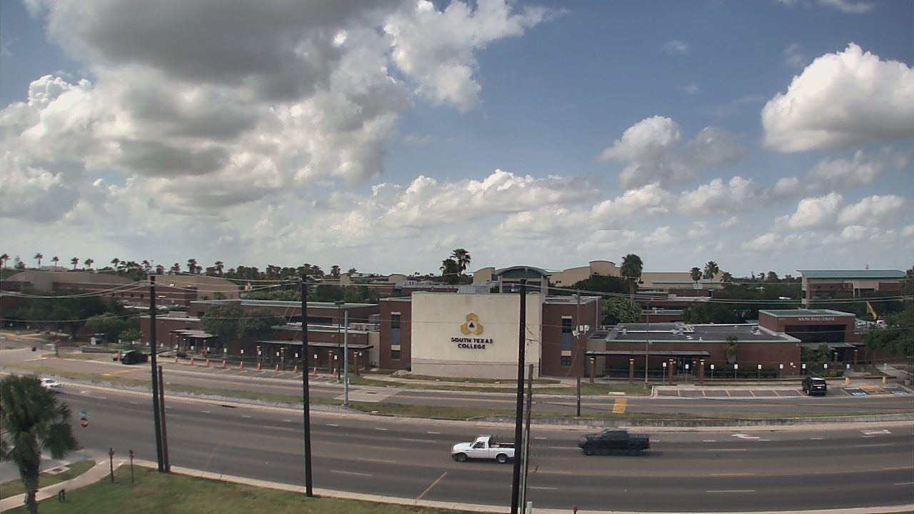 Thumbnail for current weather camera view from South Texas College (old 2013 unit) in McAllen, Texas
