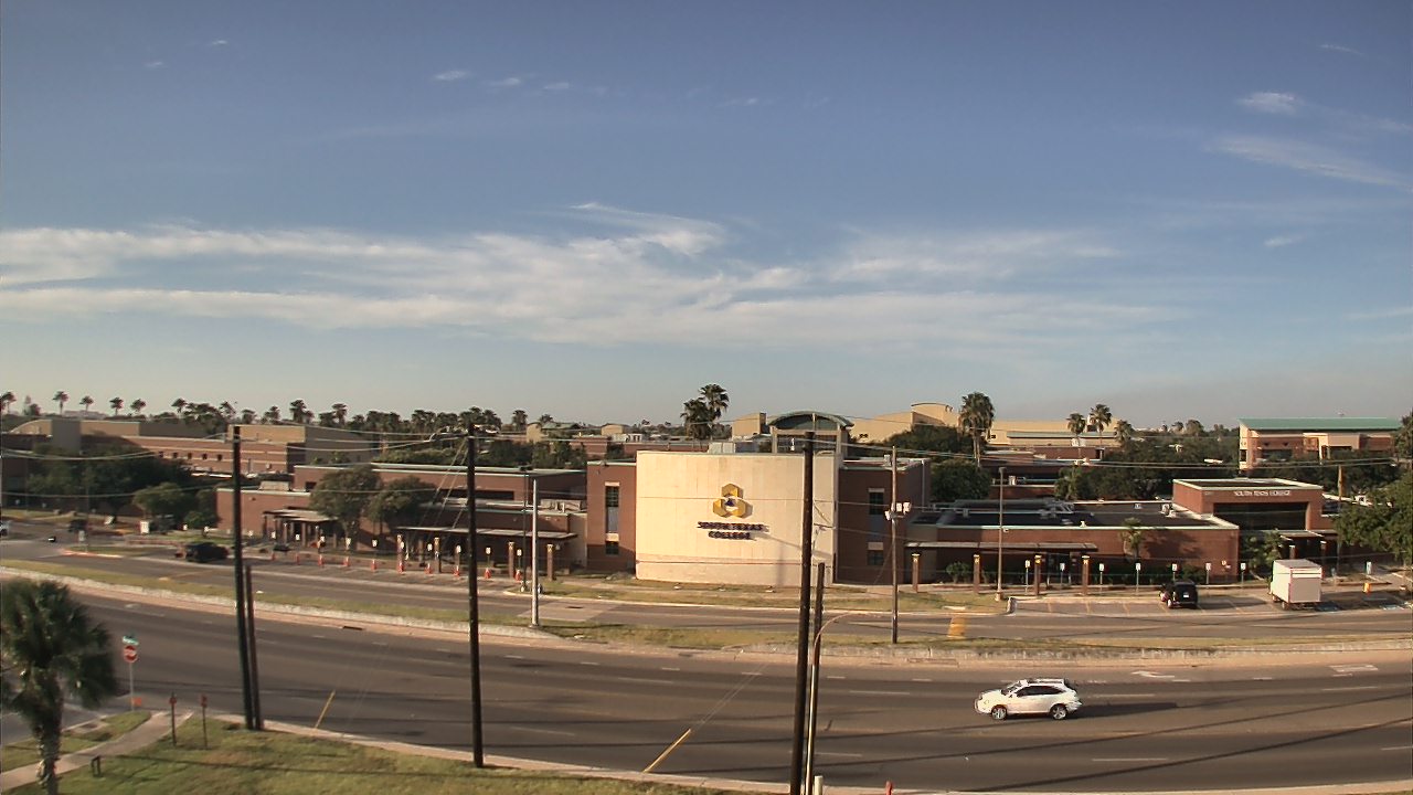 Thumbnail for current weather camera view from South Texas College (old 2013 unit) in McAllen, Texas