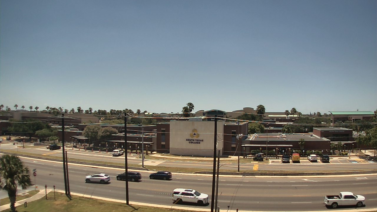 Thumbnail for current weather camera view from South Texas College (old 2013 unit) in McAllen, Texas