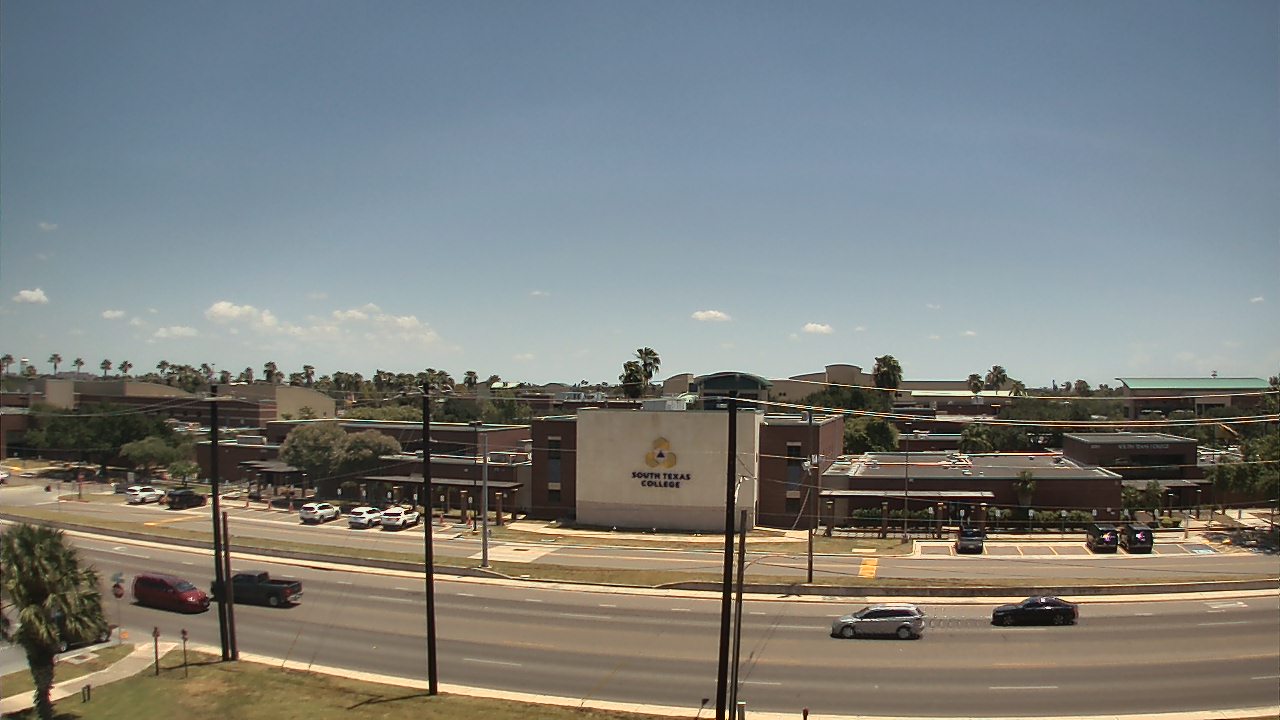 Thumbnail for current weather camera view from South Texas College (old 2013 unit) in McAllen, Texas