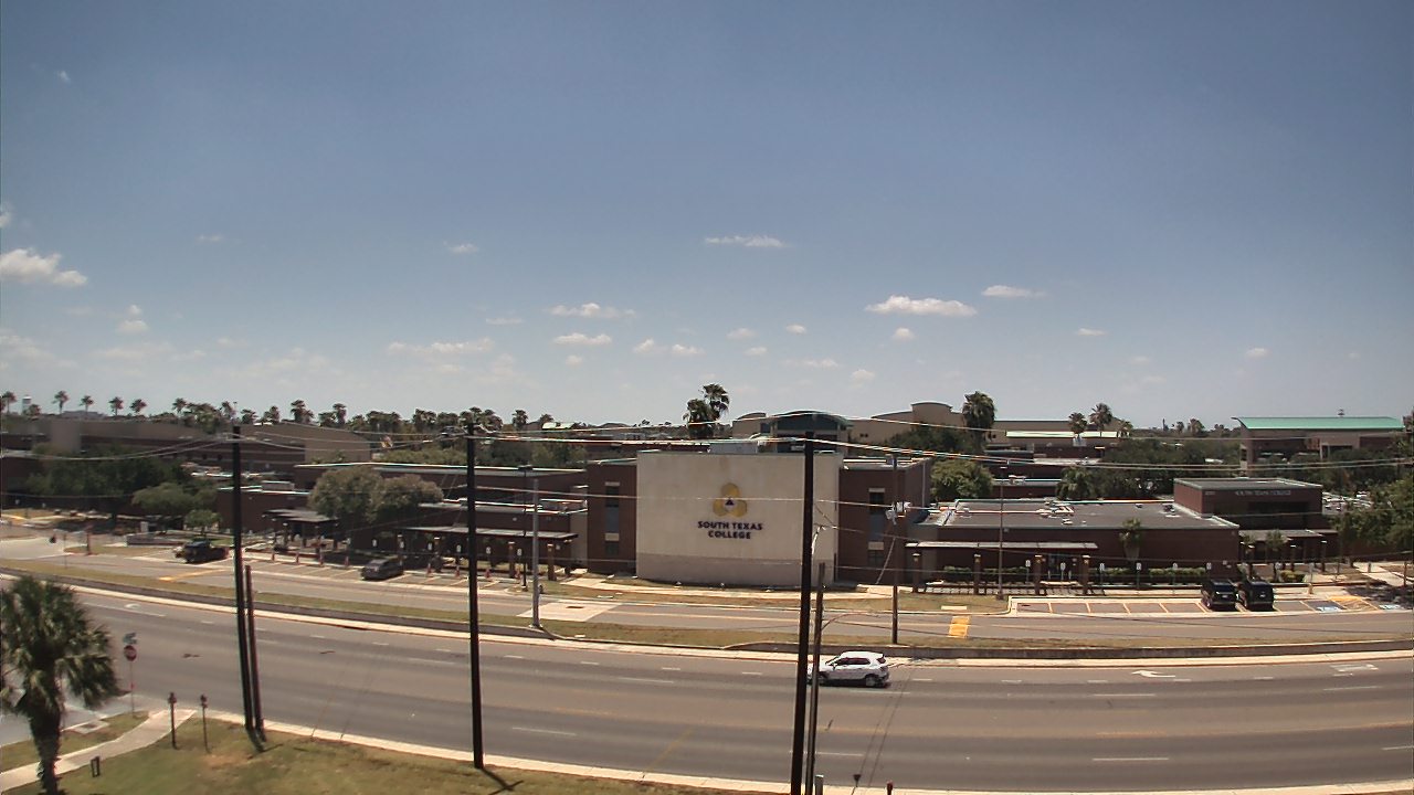 Thumbnail for current weather camera view from South Texas College (old 2013 unit) in McAllen, Texas
