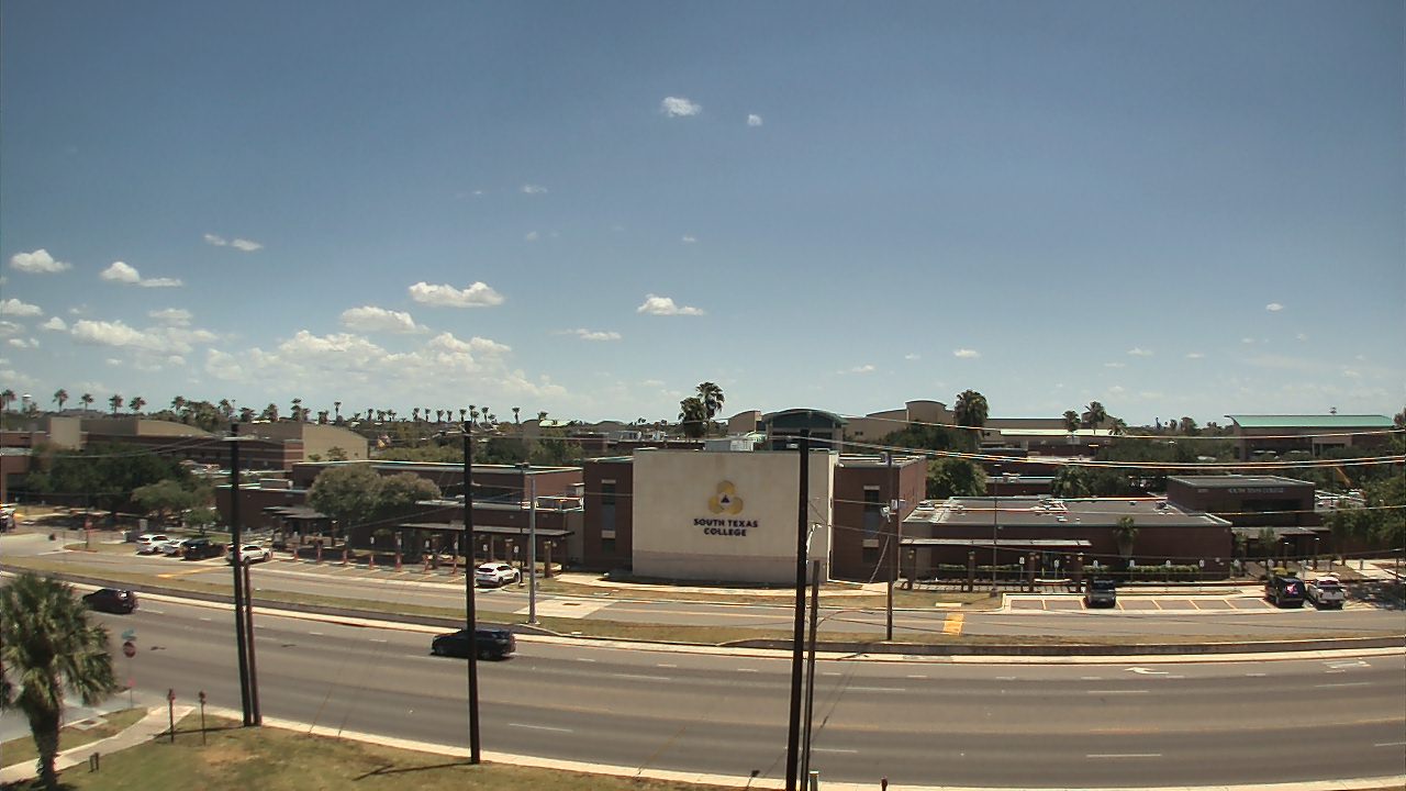 Thumbnail for current weather camera view from South Texas College (old 2013 unit) in McAllen, Texas