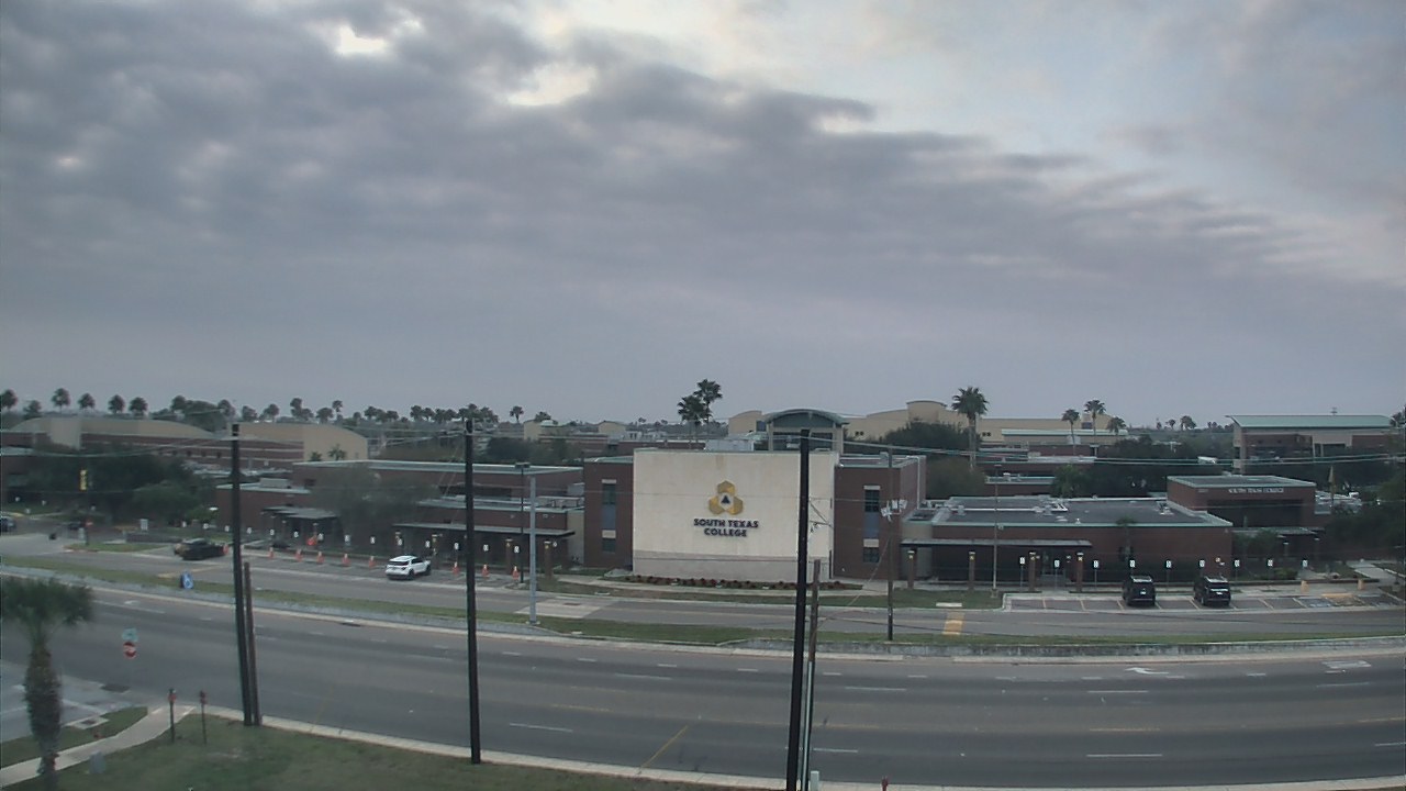 Thumbnail for current weather camera view from South Texas College (old 2013 unit) in McAllen, Texas
