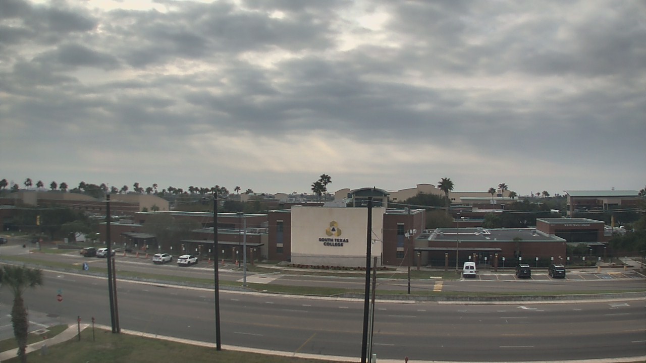 Thumbnail for current weather camera view from South Texas College (old 2013 unit) in McAllen, Texas