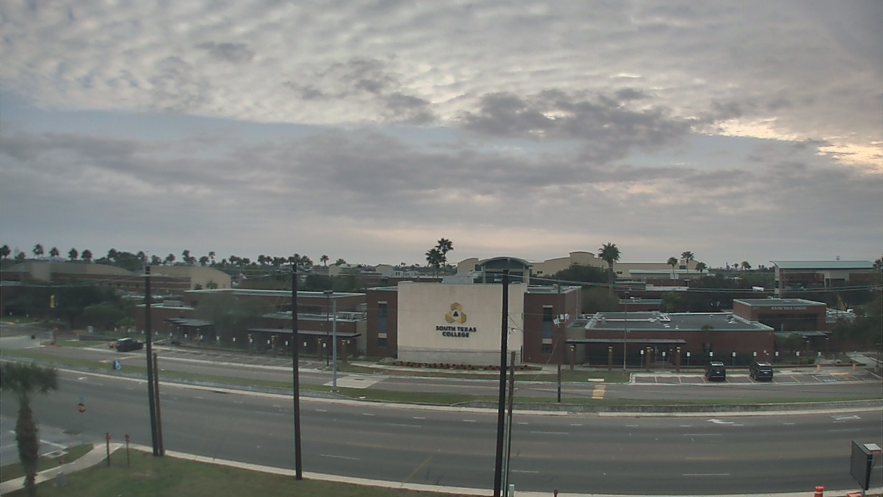 Thumbnail for current weather camera view from South Texas College (old 2013 unit) in McAllen, Texas