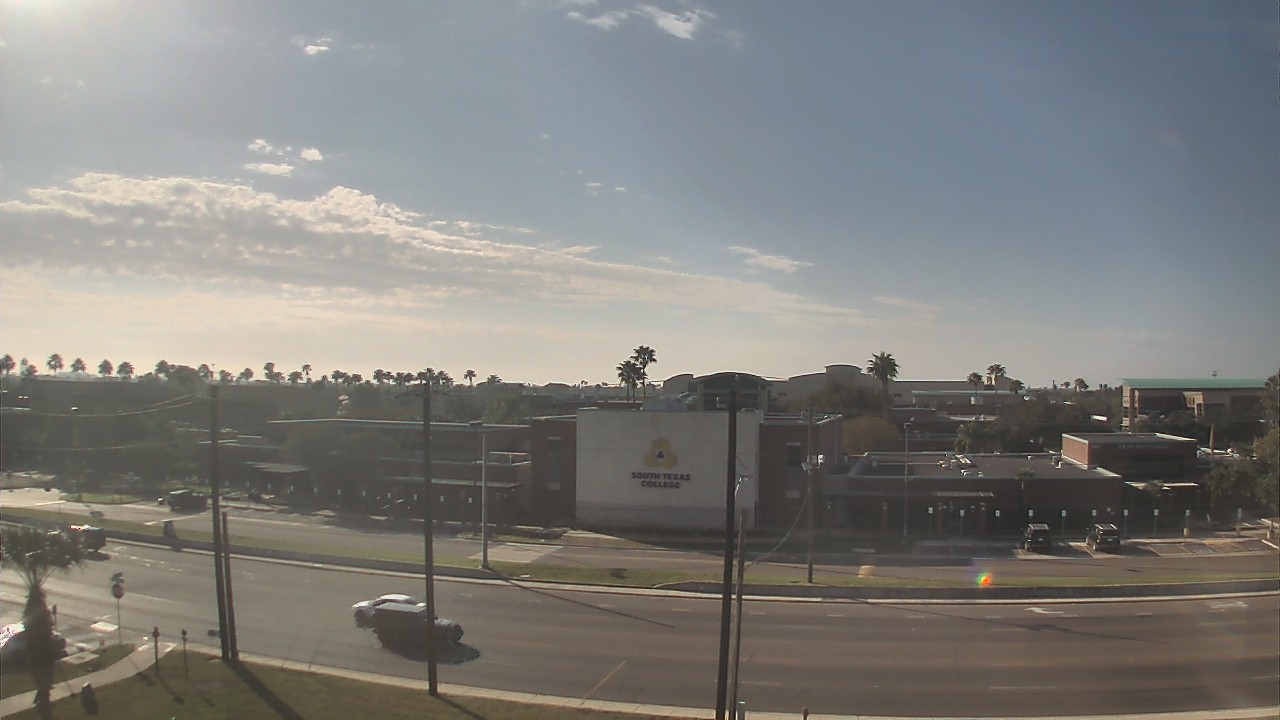 Thumbnail for current weather camera view from South Texas College (old 2013 unit) in McAllen, Texas