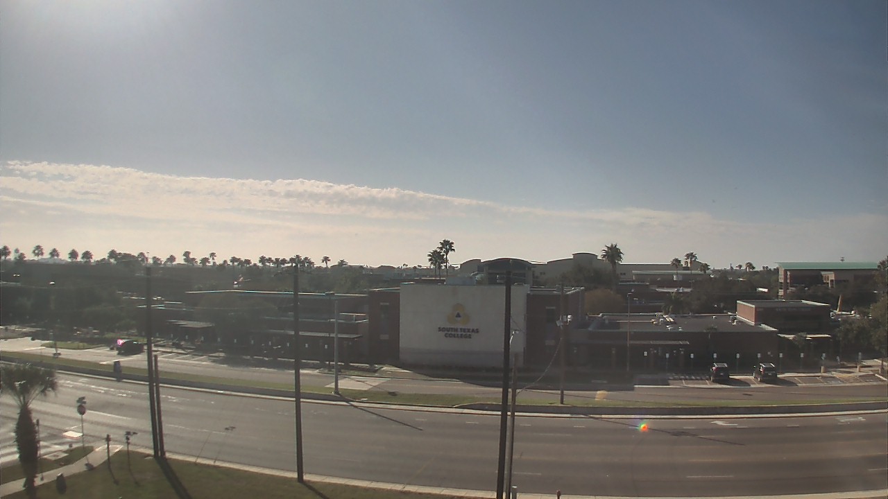 Thumbnail for current weather camera view from South Texas College (old 2013 unit) in McAllen, Texas