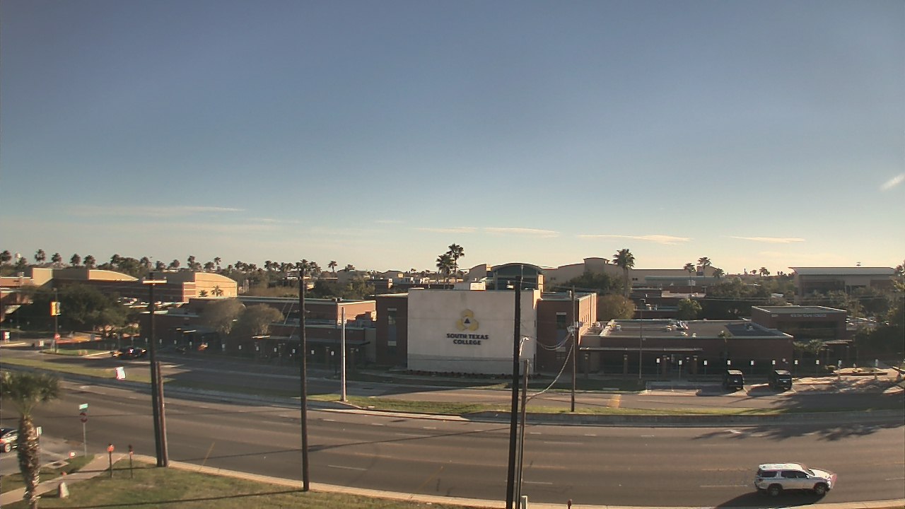 Thumbnail for current weather camera view from South Texas College (old 2013 unit) in McAllen, Texas