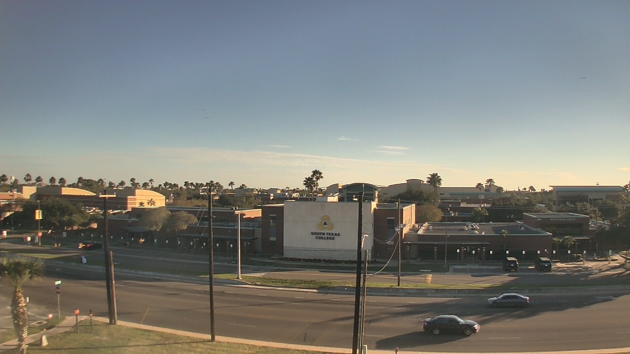 Thumbnail for current weather camera view from South Texas College (old 2013 unit) in McAllen, Texas