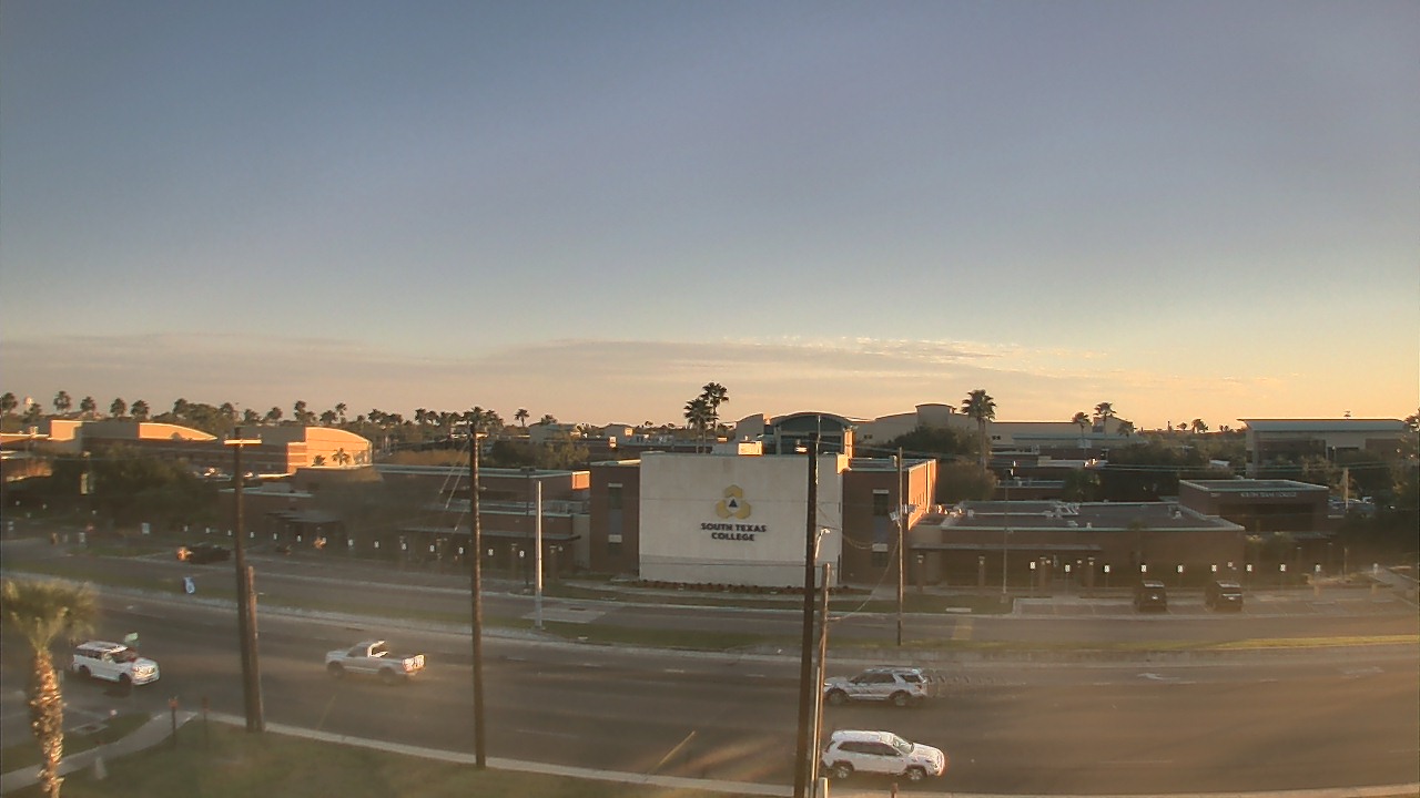 Thumbnail for current weather camera view from South Texas College (old 2013 unit) in McAllen, Texas
