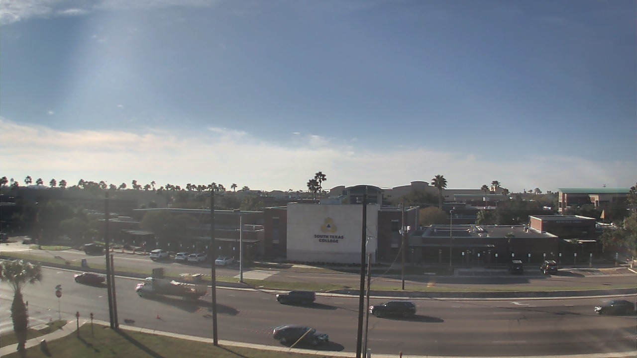 Thumbnail for current weather camera view from South Texas College (old 2013 unit) in McAllen, Texas