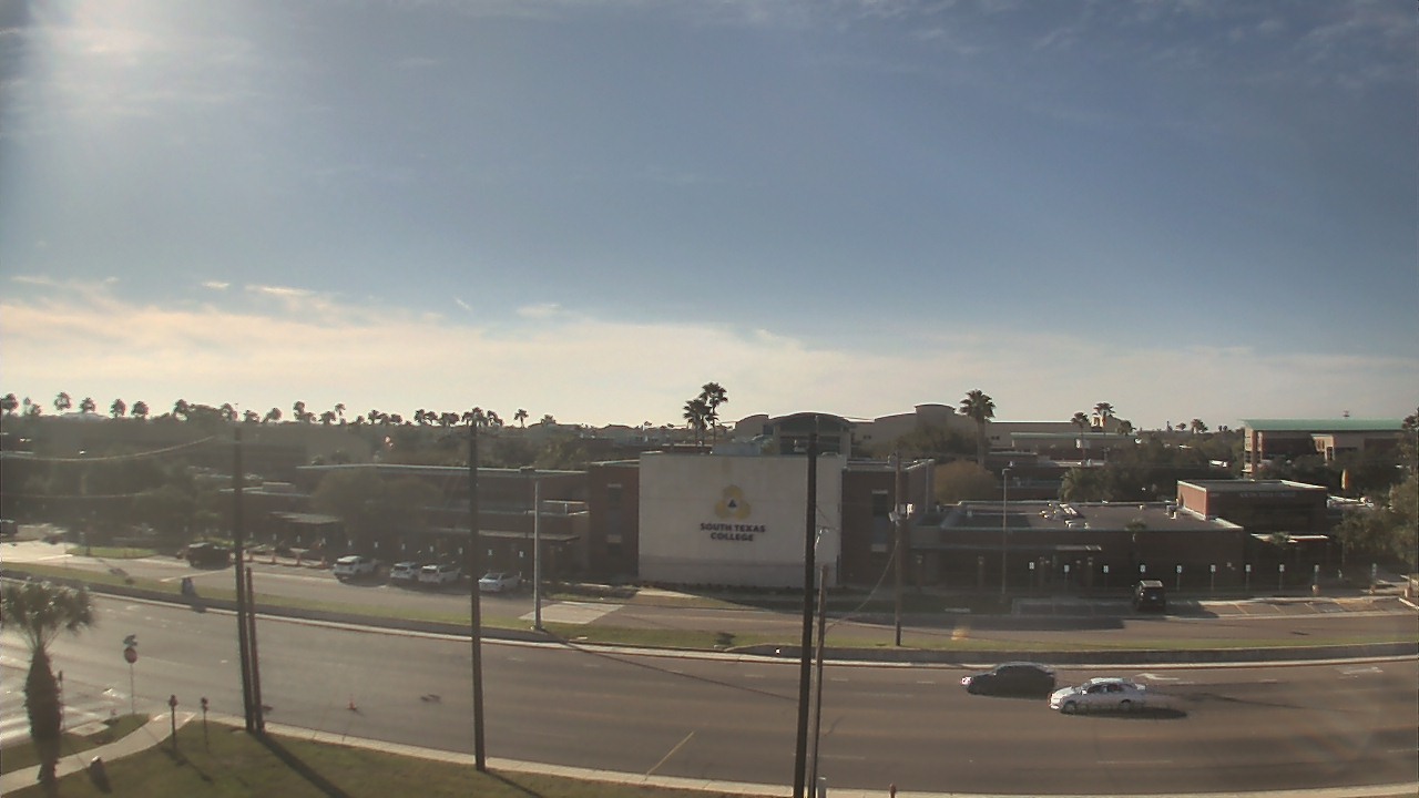 Thumbnail for current weather camera view from South Texas College (old 2013 unit) in McAllen, Texas